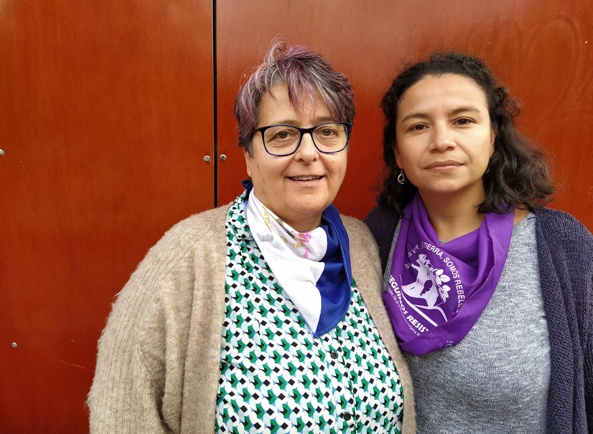 Geni Gómez y Bertha Massiel Sánchez