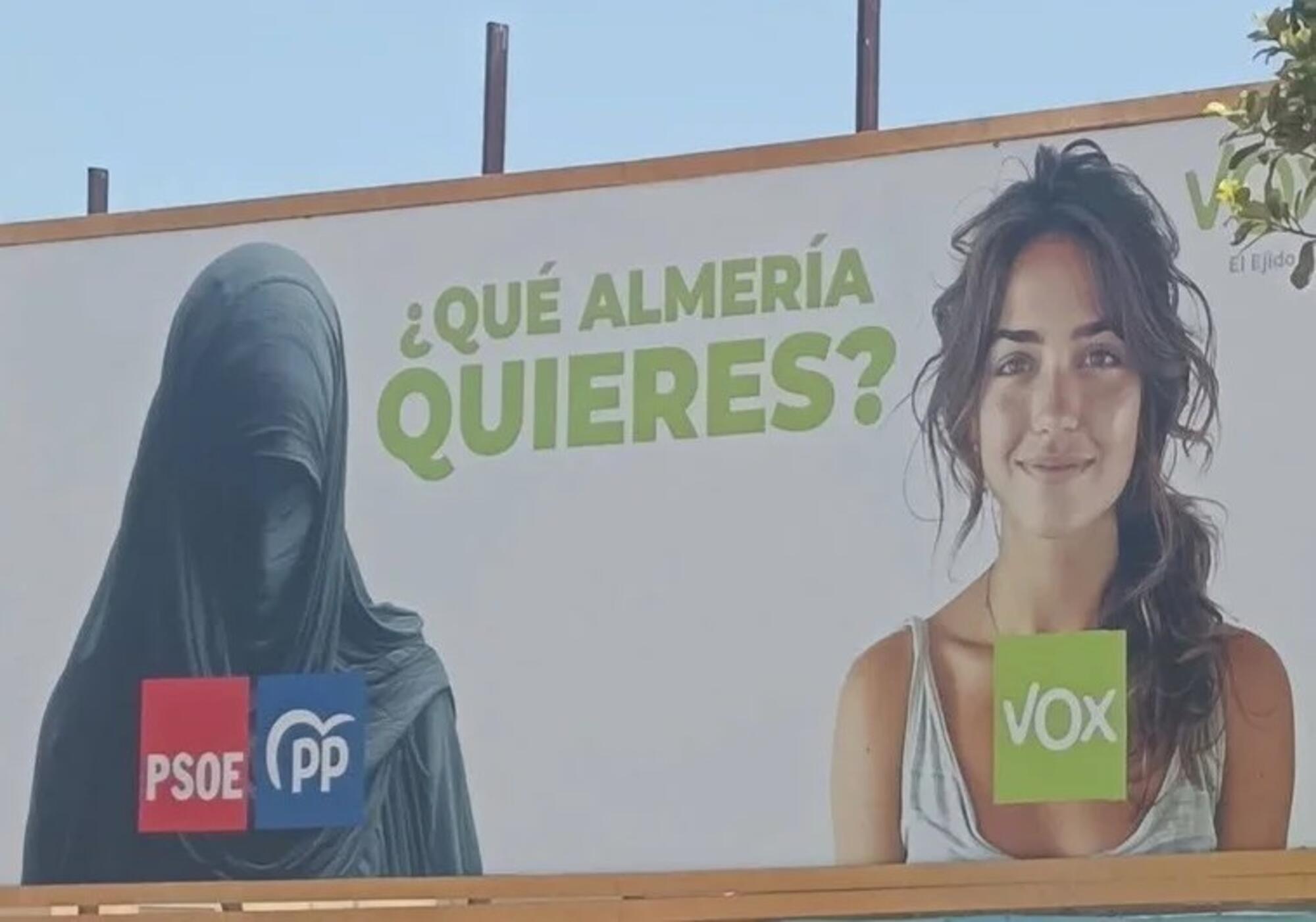 El Ejido Valla de Vox