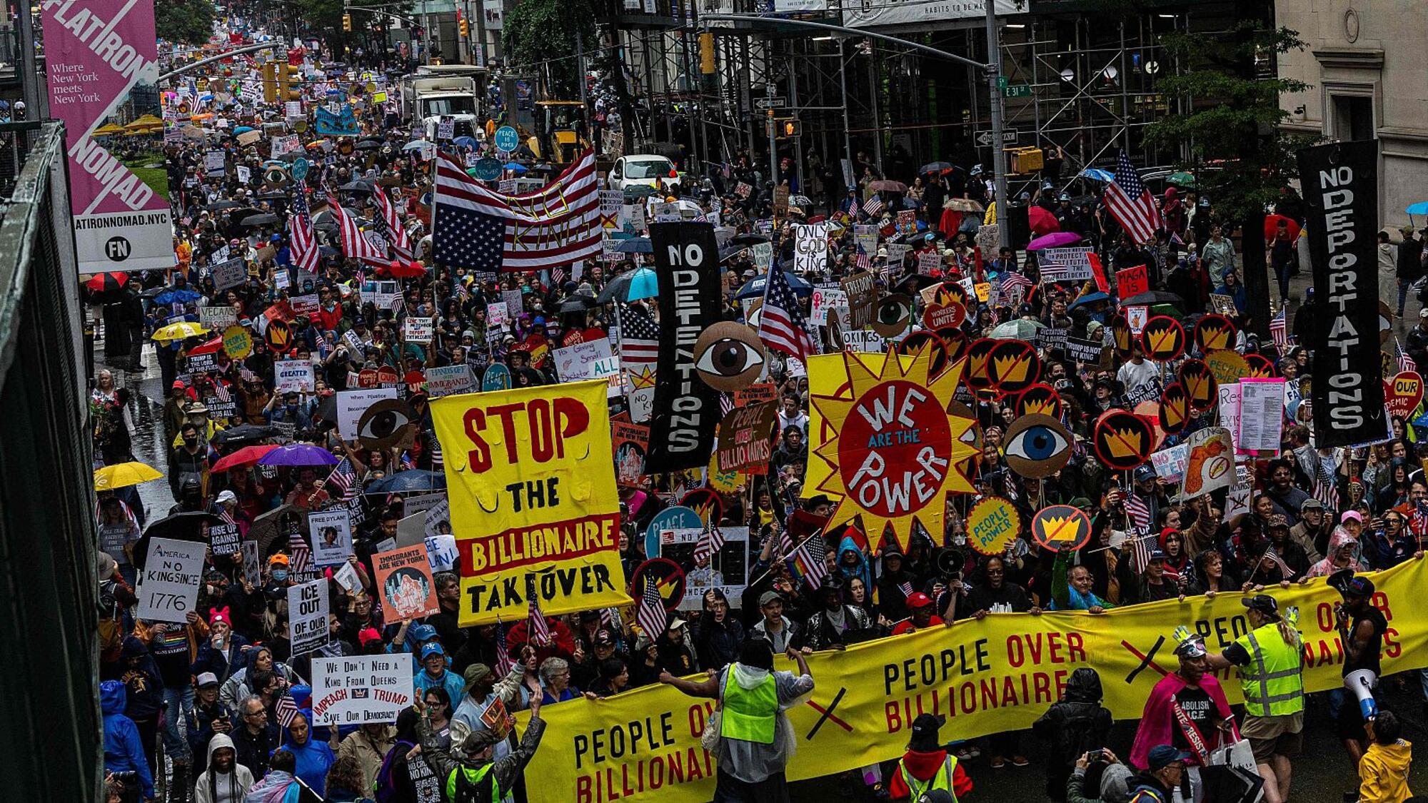 Manifestación Estados Unidos contra Trump