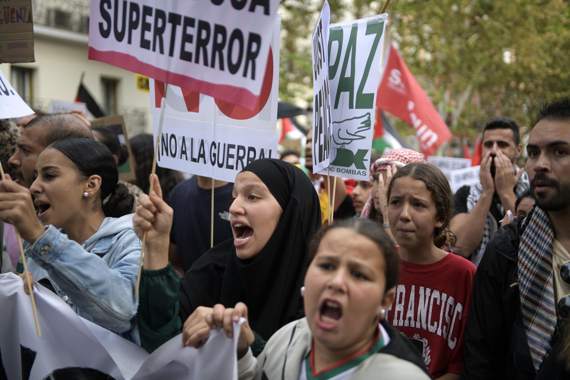 Manifestación Gaza Madrid Atocha - 1