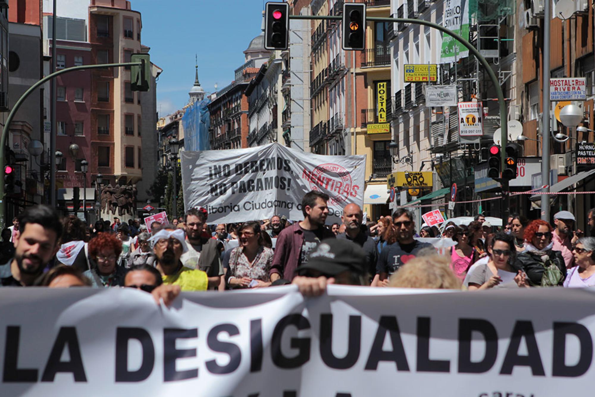 Manifestacion Madrid no se vende