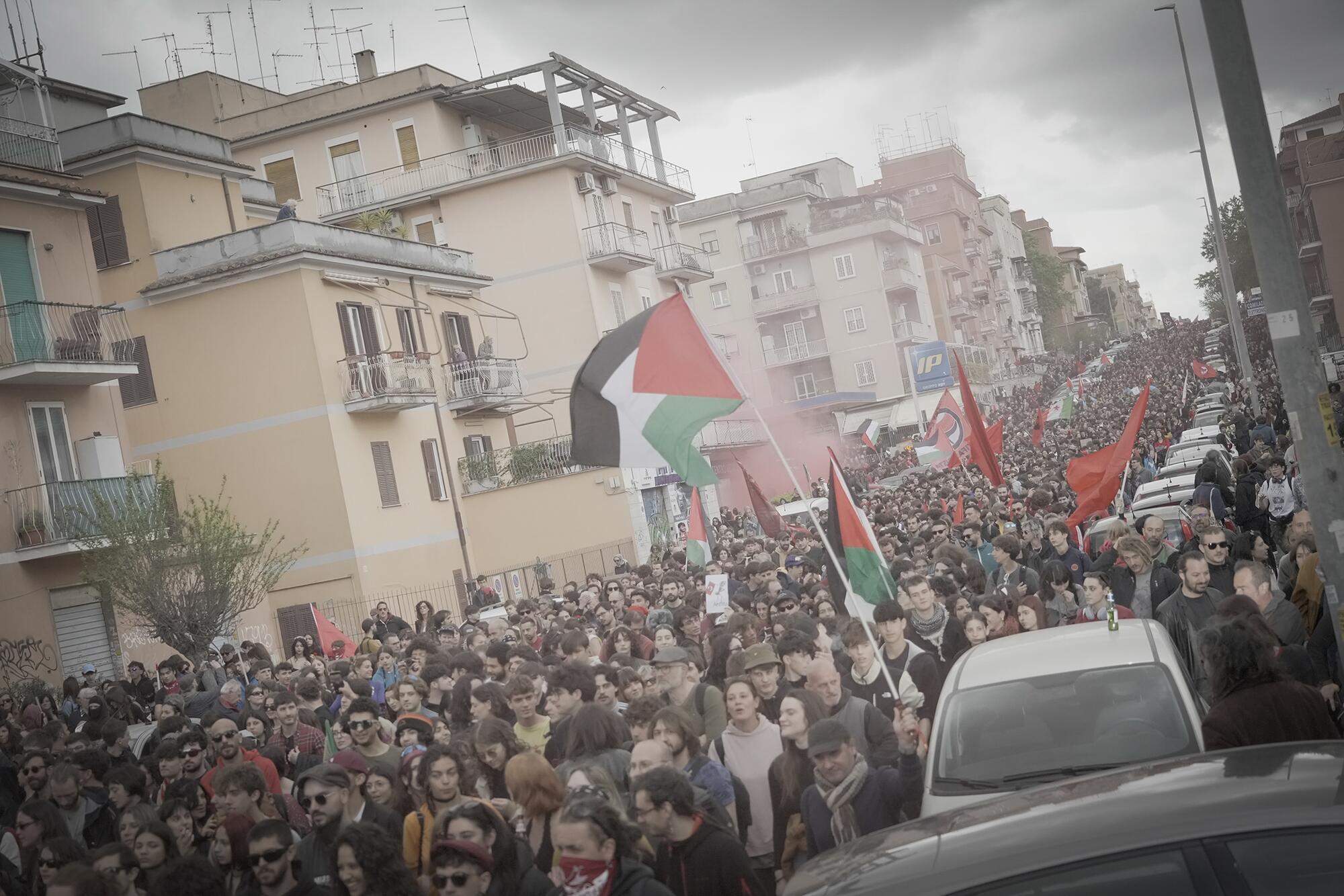 Manifestación antifascista en Roma - 8