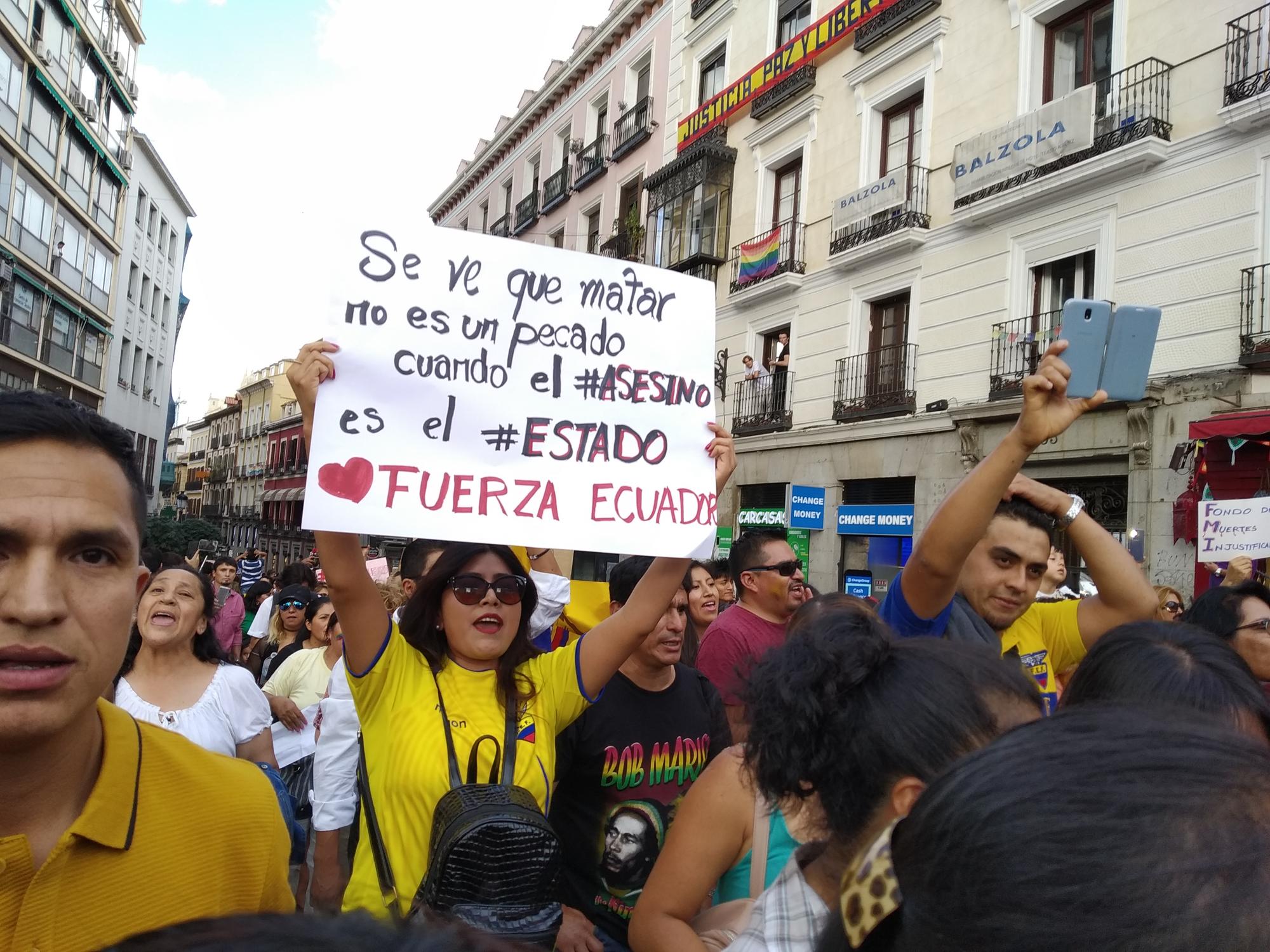 Manifestación Nada que Celebrar Madrid 2019 1