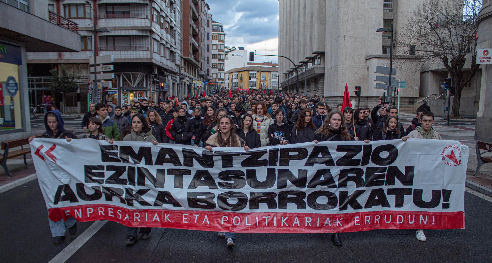 Manifestación Gasteiz vivienda GKS