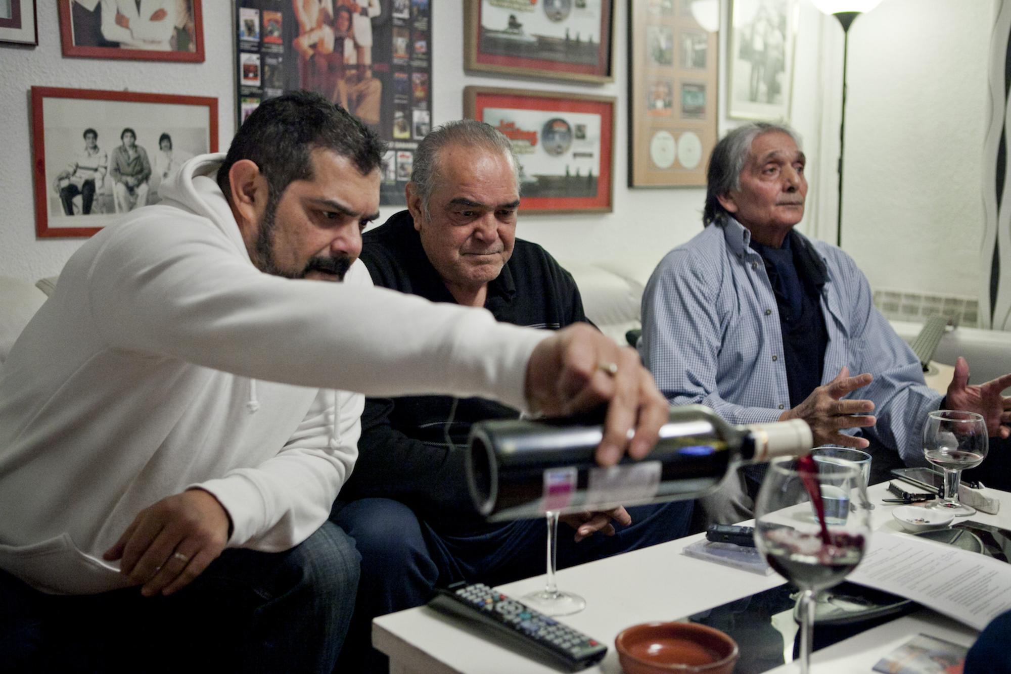 Los Chichos, durante la entrevista