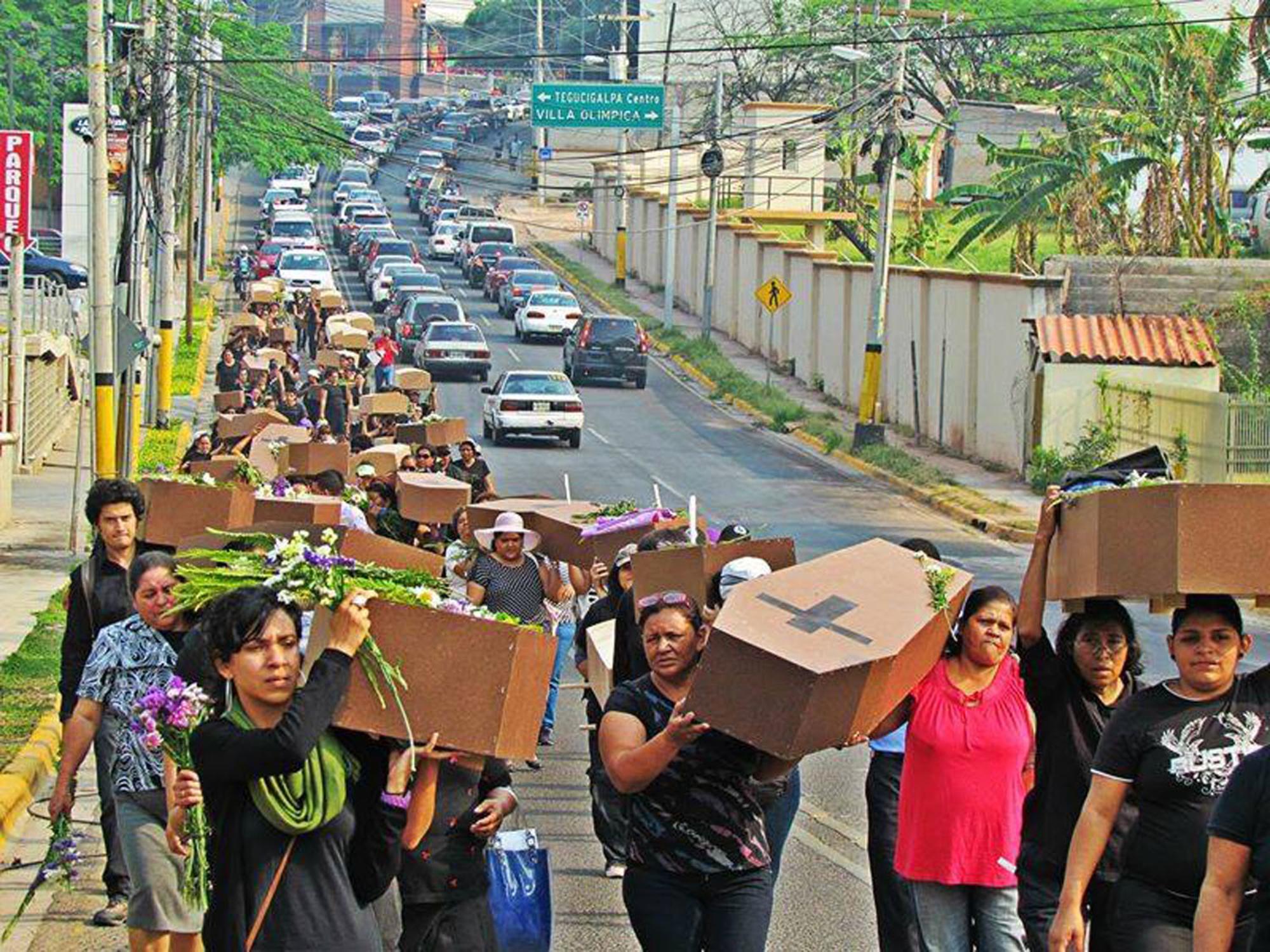 Feminicidios honduras