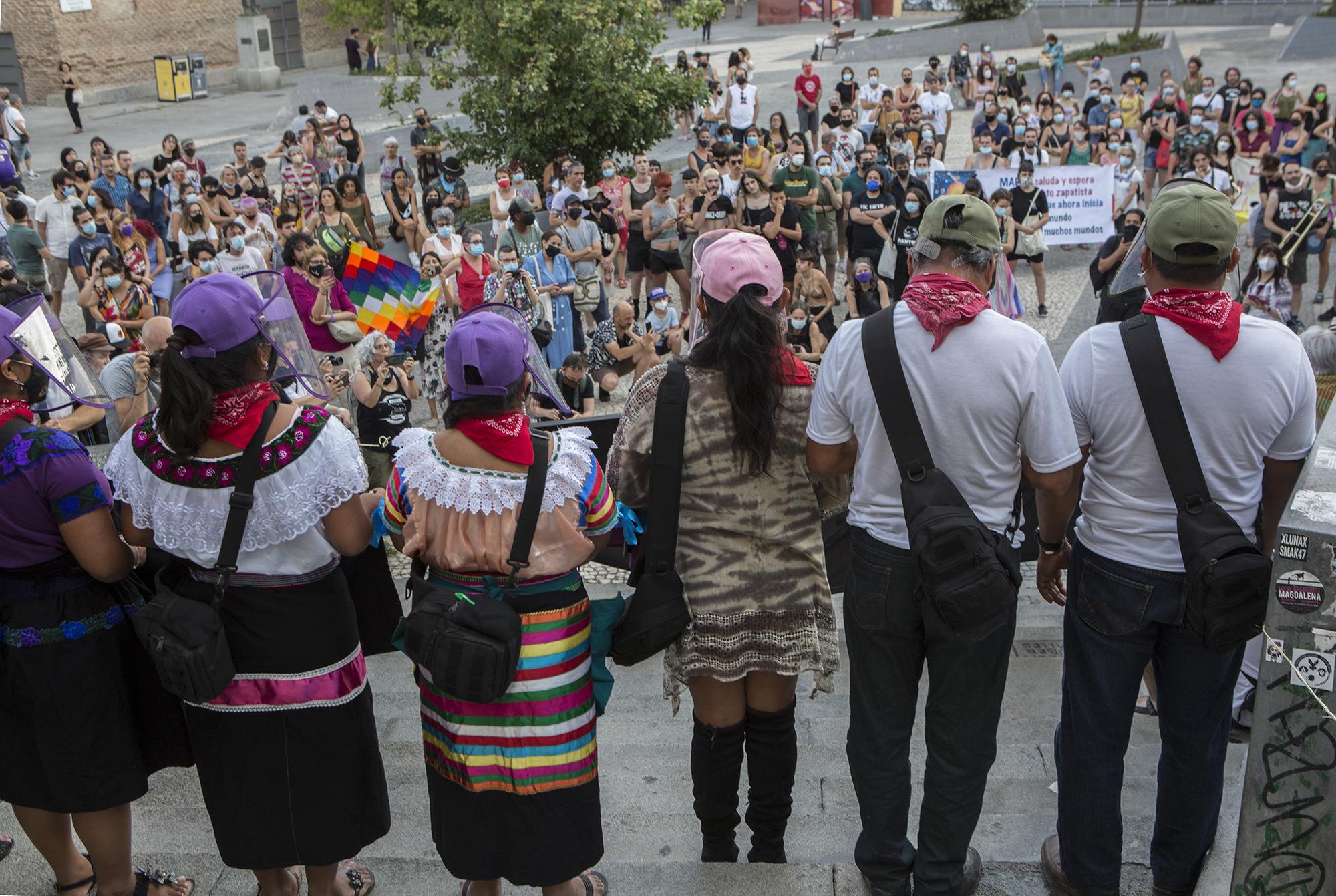 Bienvenida en Madrid al escuadrón 421 del EZLN - 10