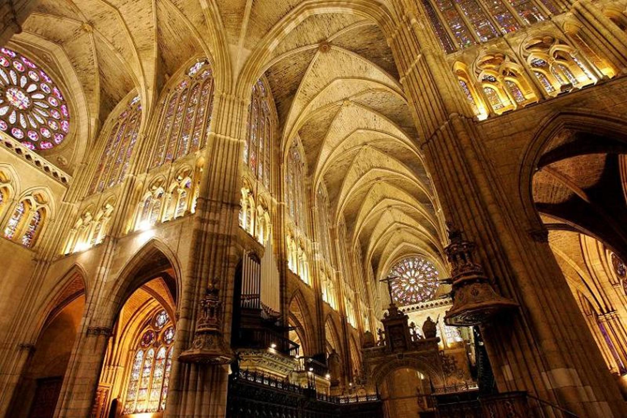 Interior de la catedral de León