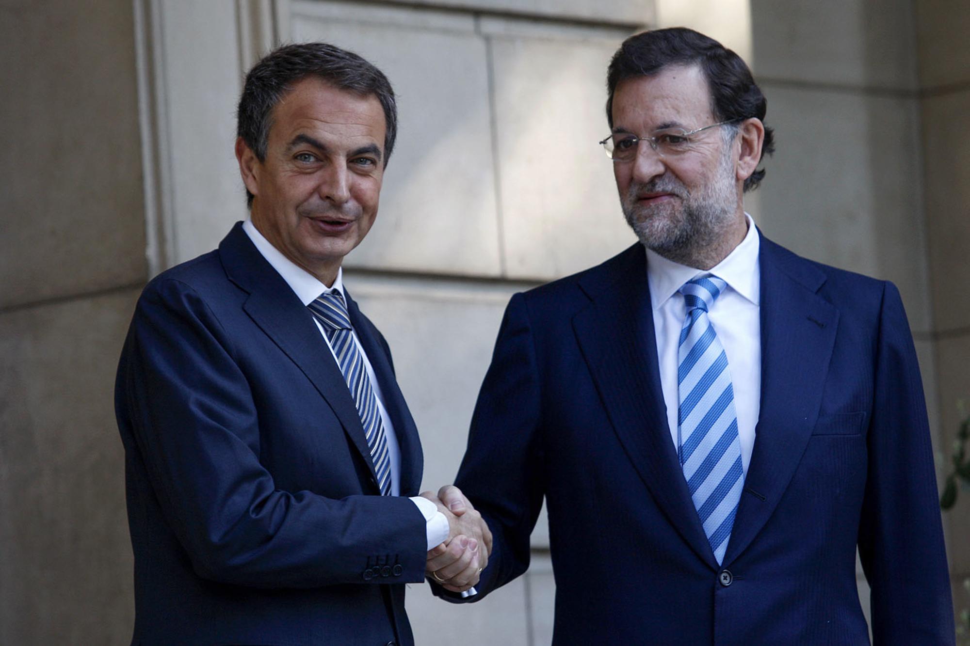 Zapatero y Rajoy