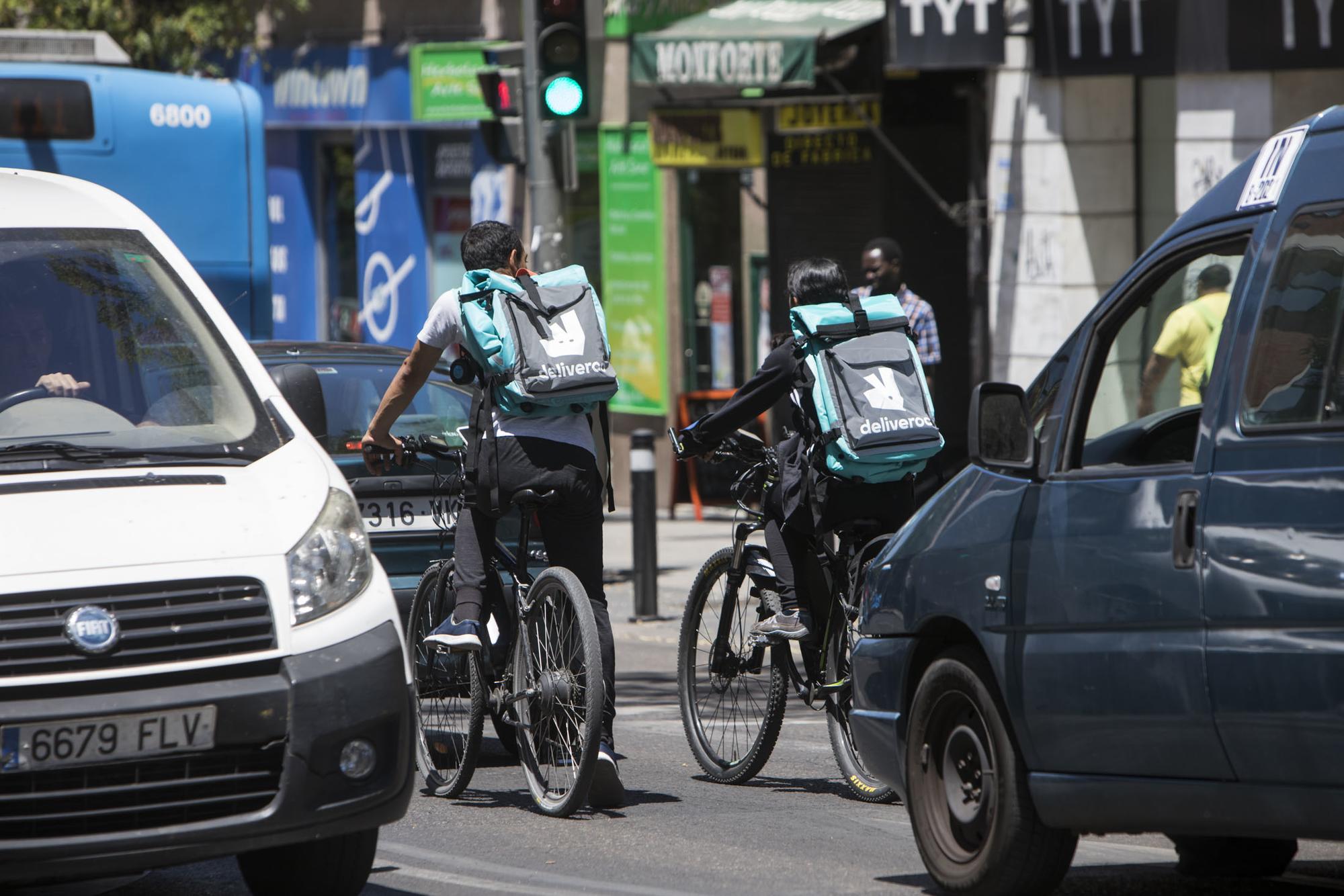 Deliveroo repartidores