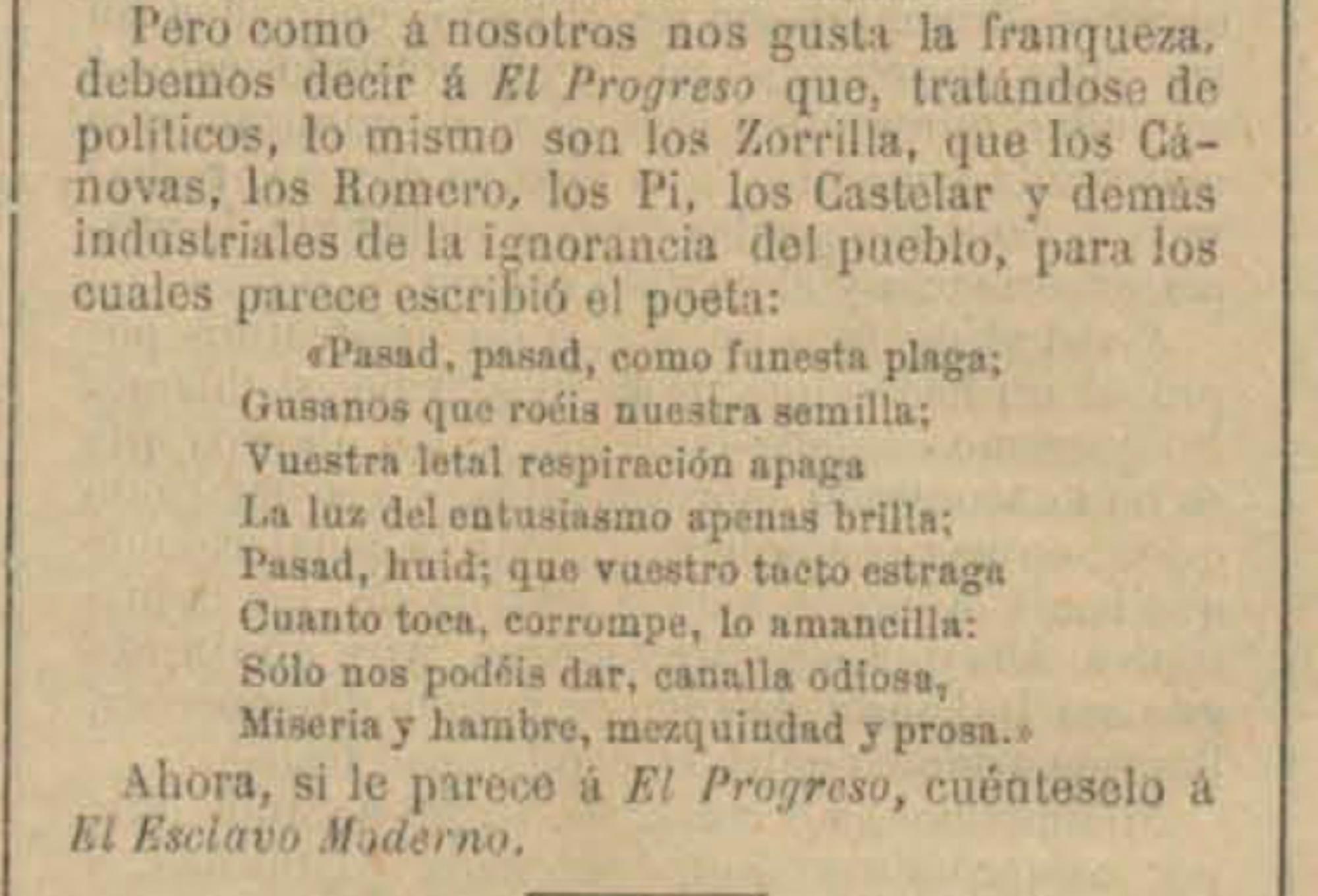 Estrofa contra los políticos Bandera Social