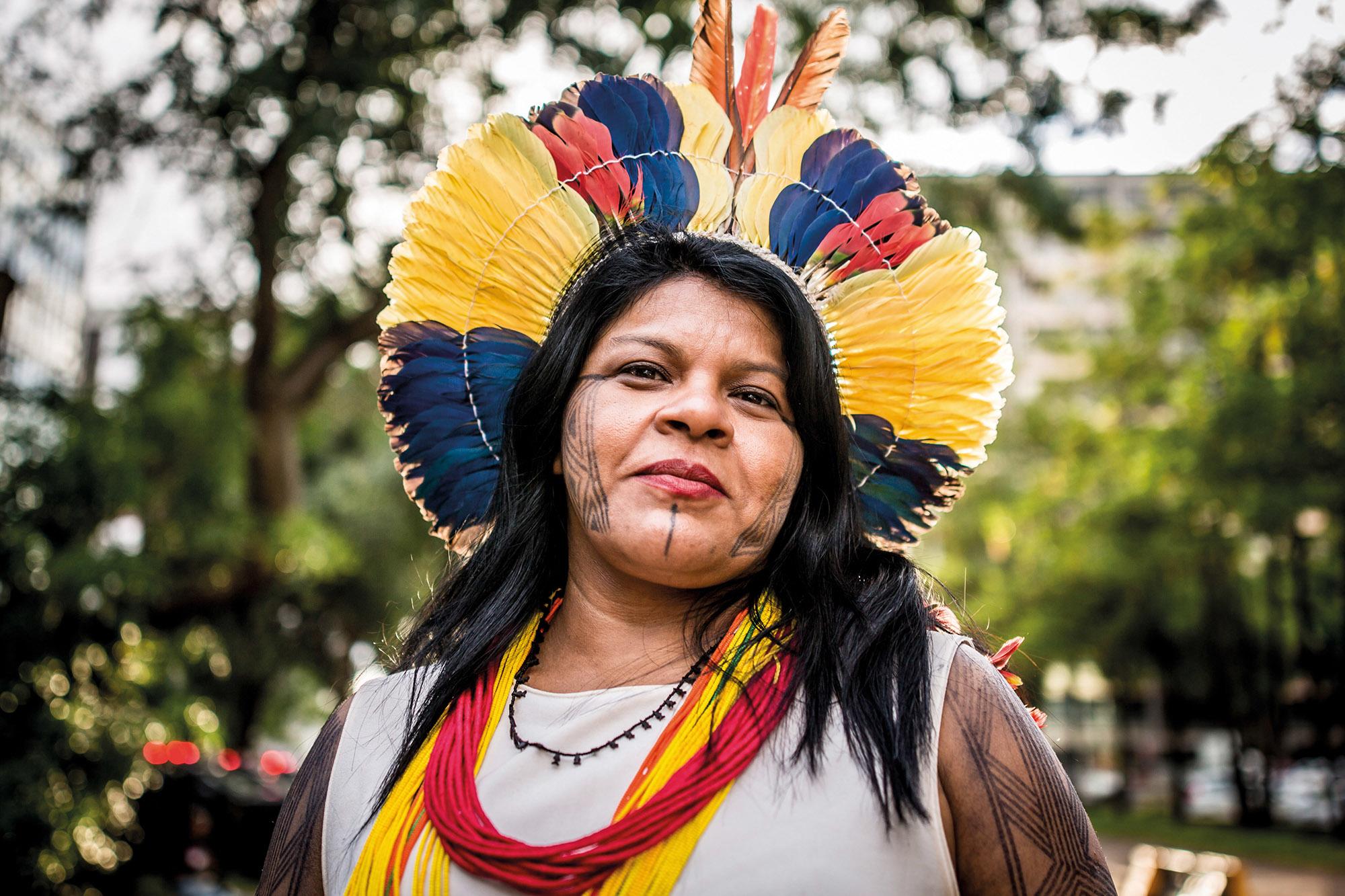 Sônia Guajajara, líder de la Articulación de los Pueblos Indígenas de Brasil.