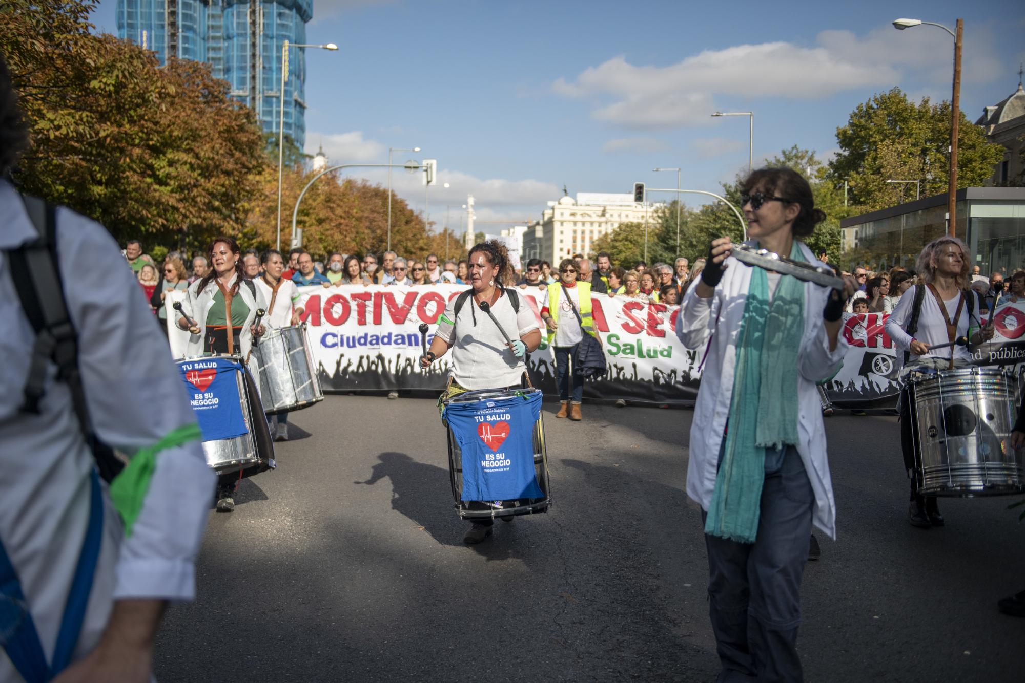 Manifestación por la Sanidad Pública en Madrid - 11
