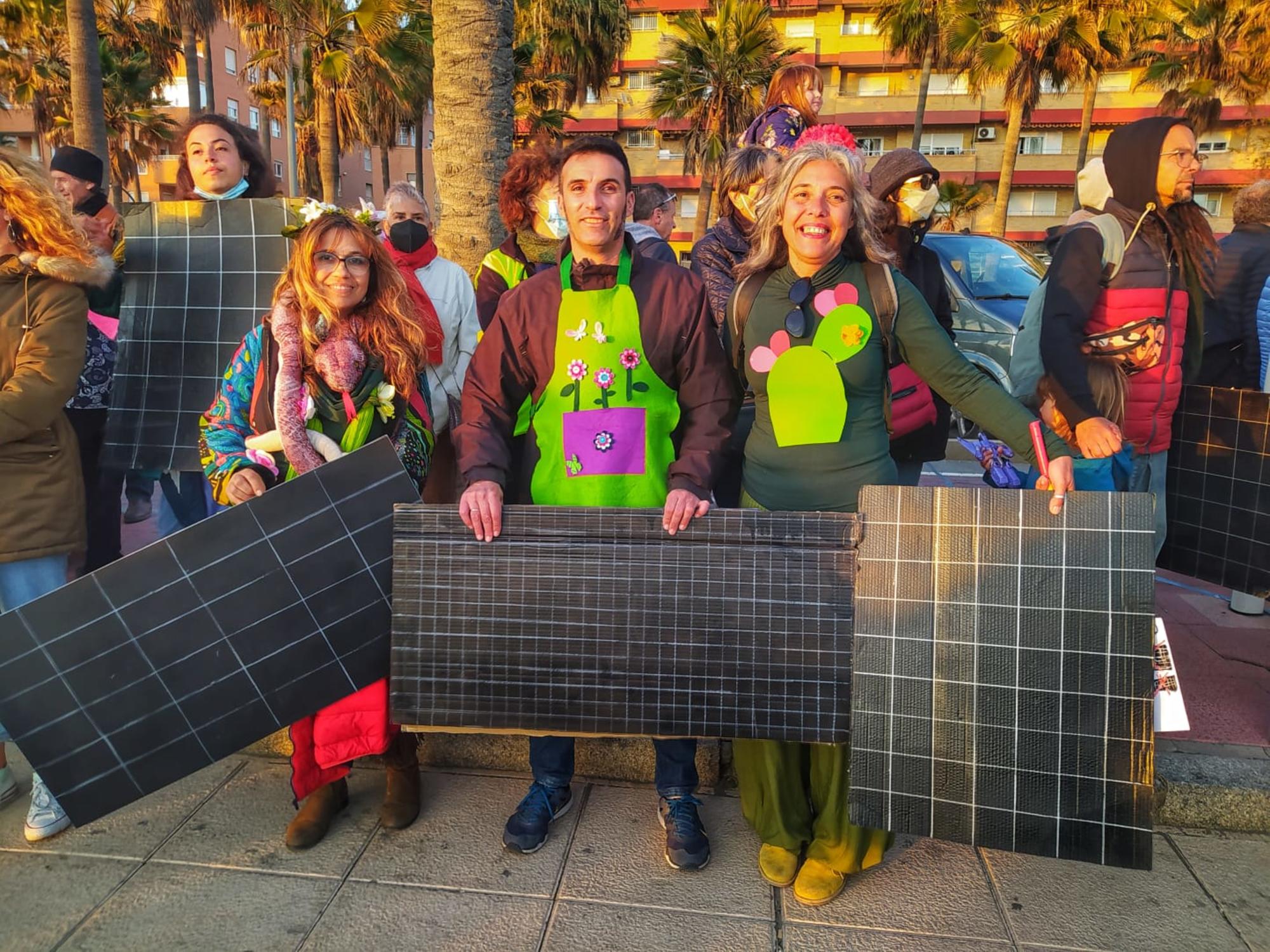 Manifestación megaplantas energías renovables Almería 02
