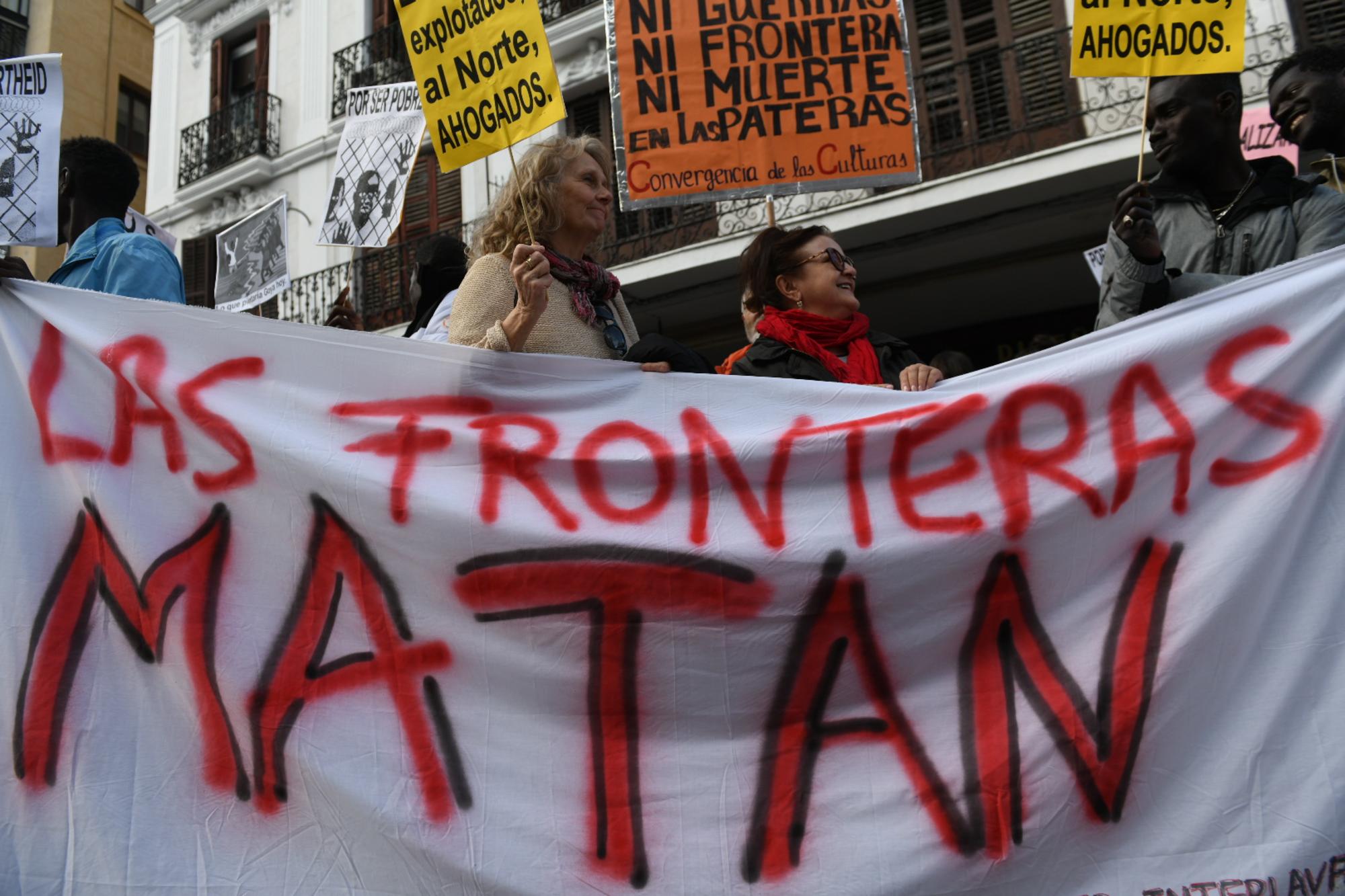 Concentración frontera griega 2