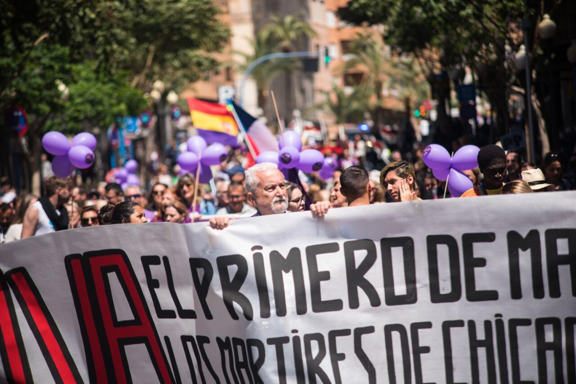 Manifestacion 1M Alacant 16 martires chicago articulo