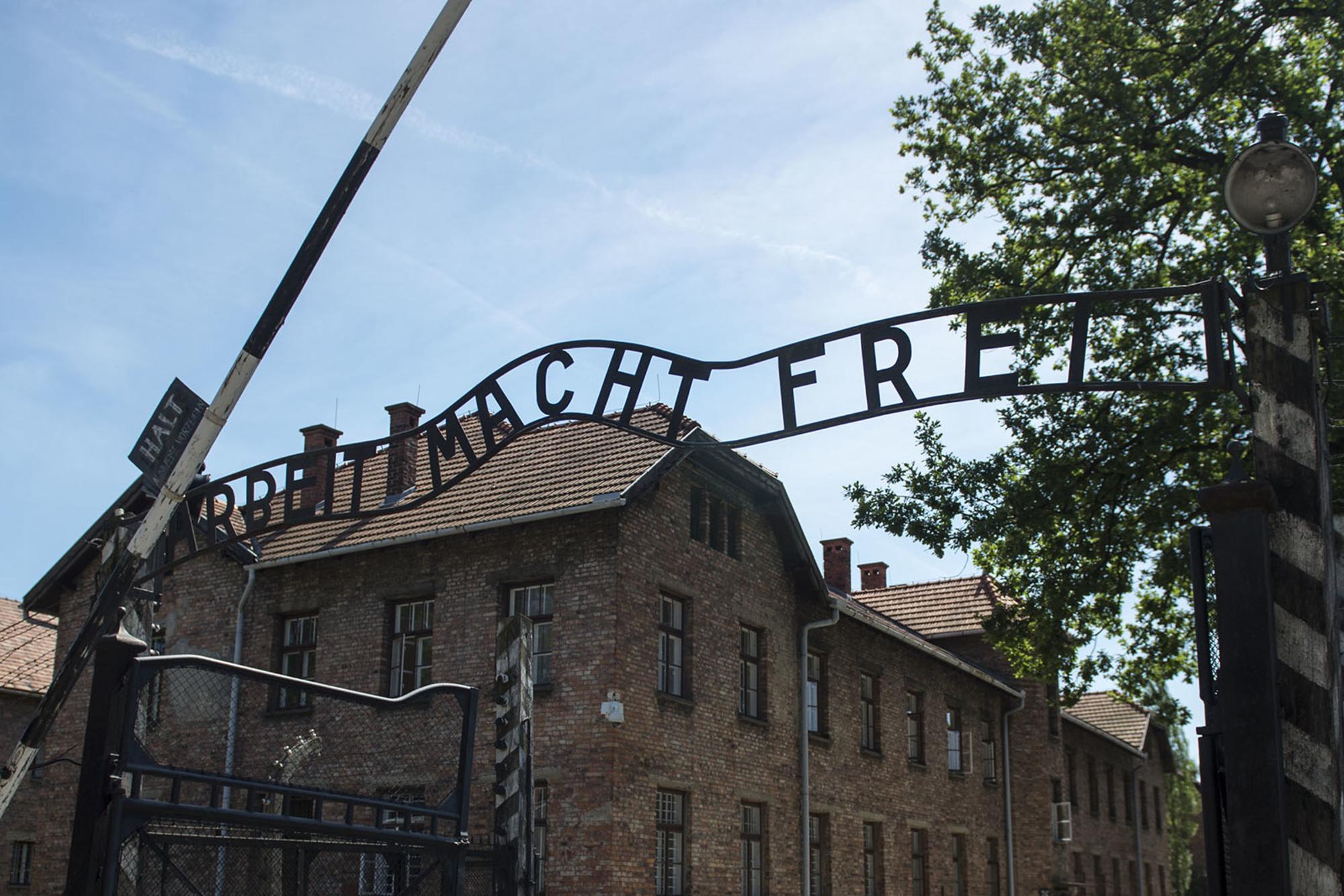 Entrada a Auschwitz