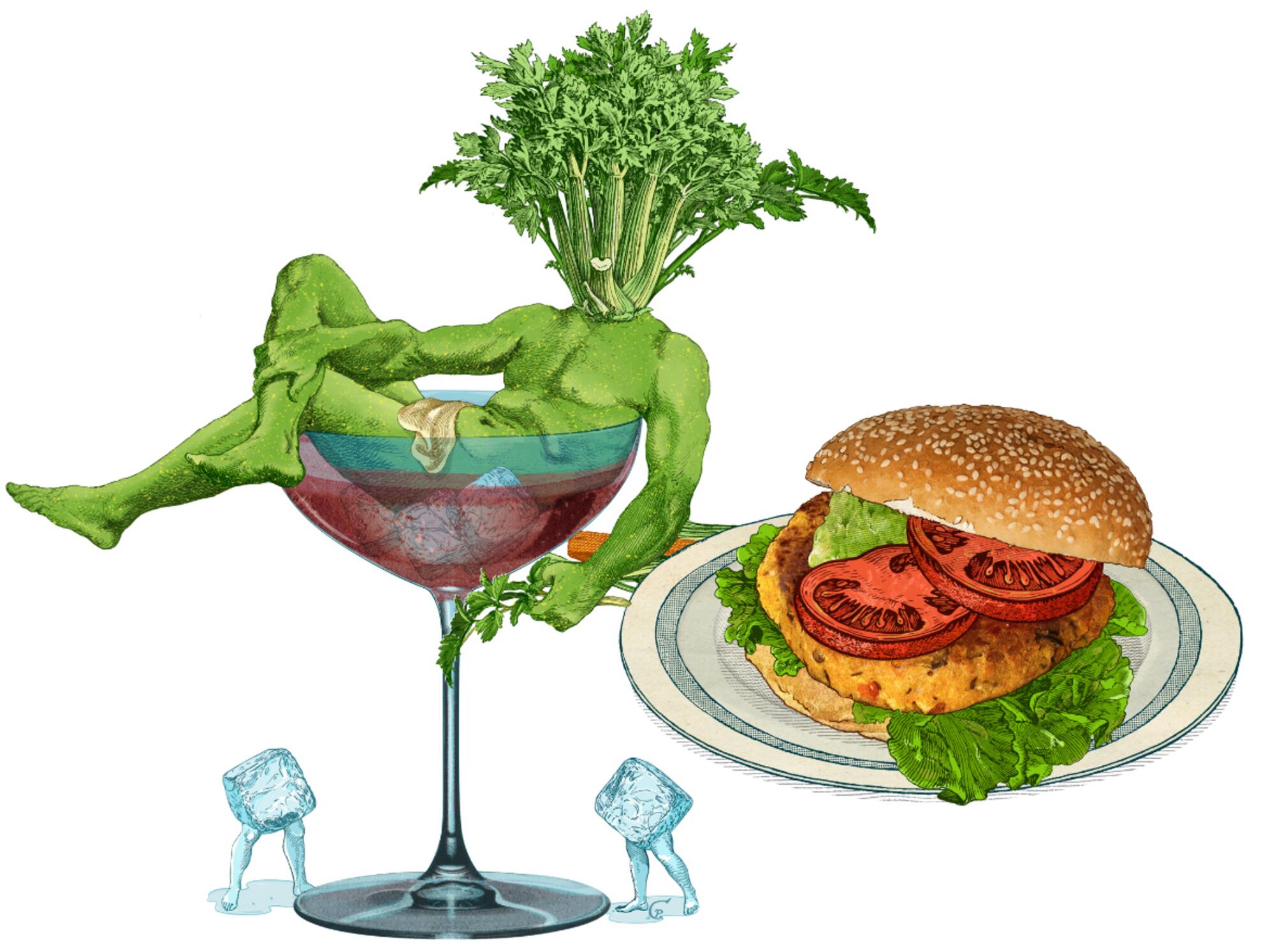 hamburguesa apio