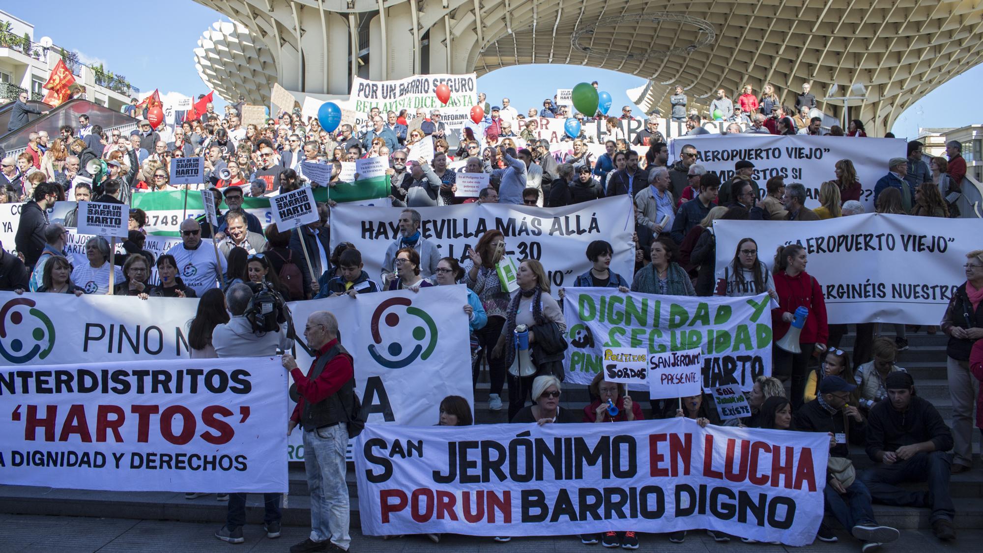 Manifestación Barrios Hartos 1