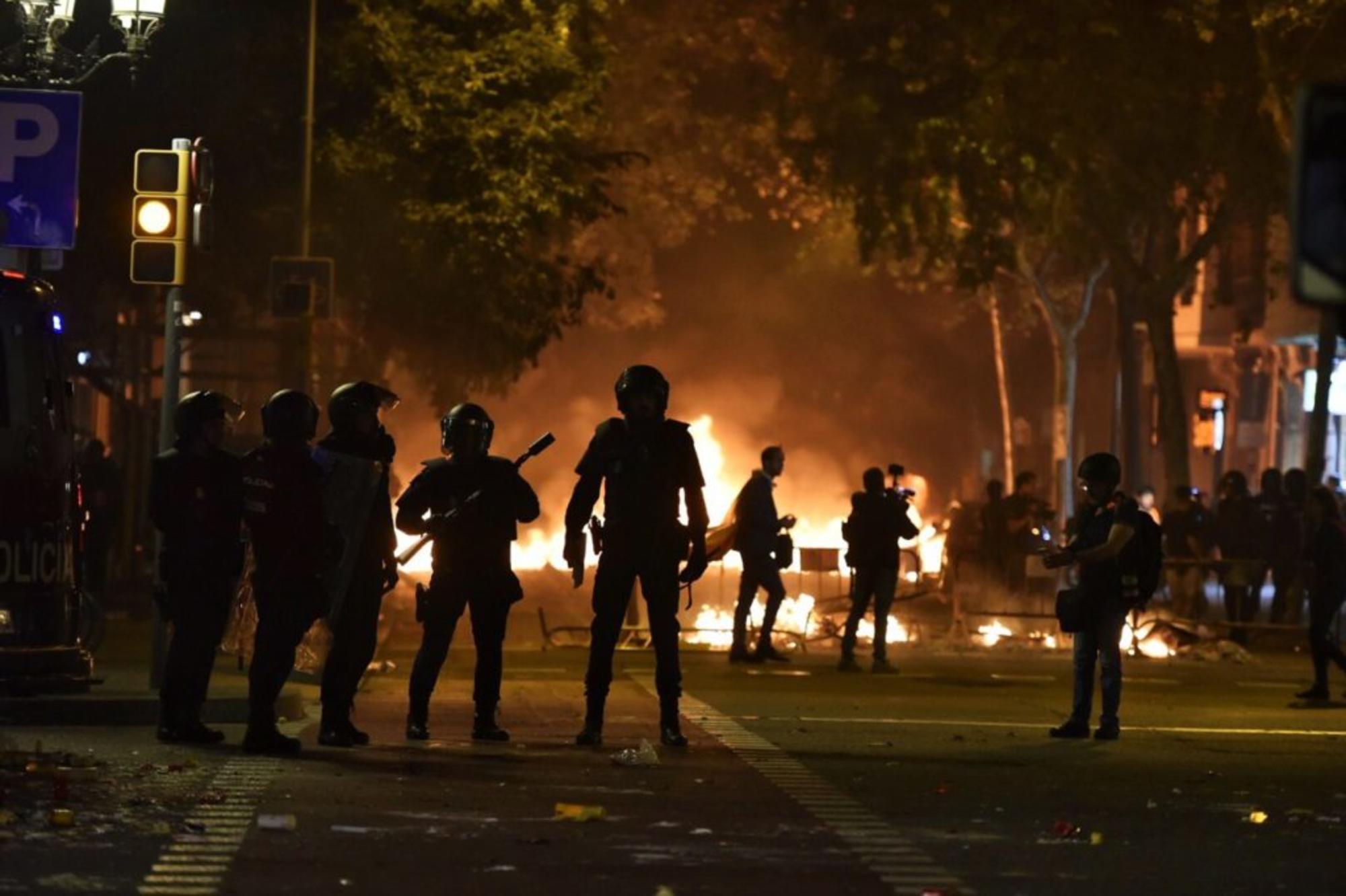 Disturbios en Barcelona Proces