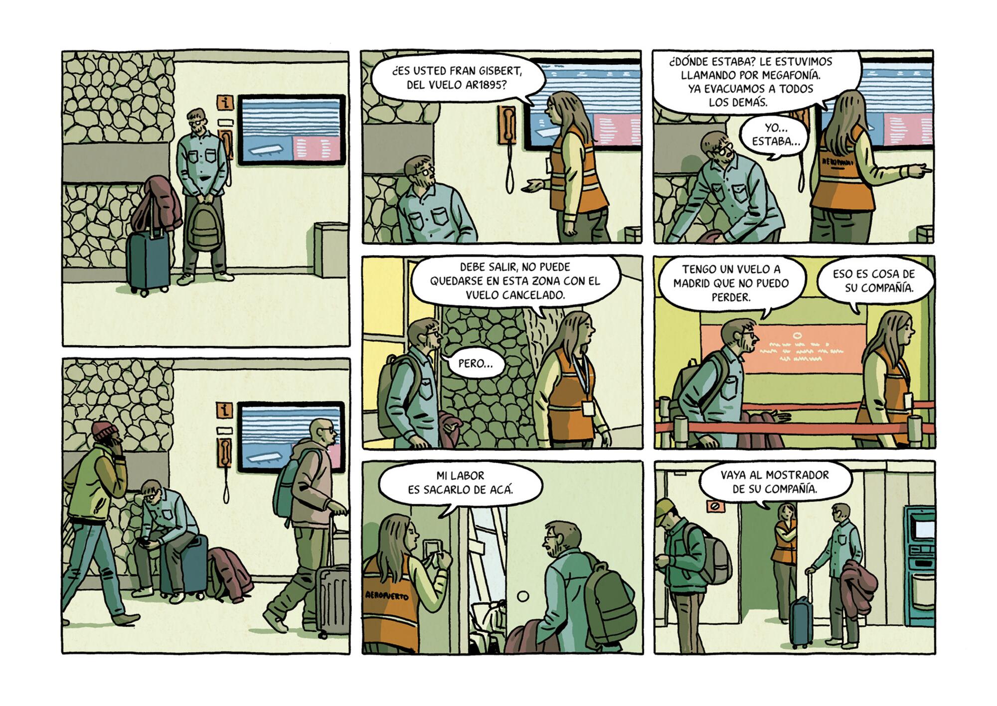 Página del cómic ‘El viaje’, de Paco Roca