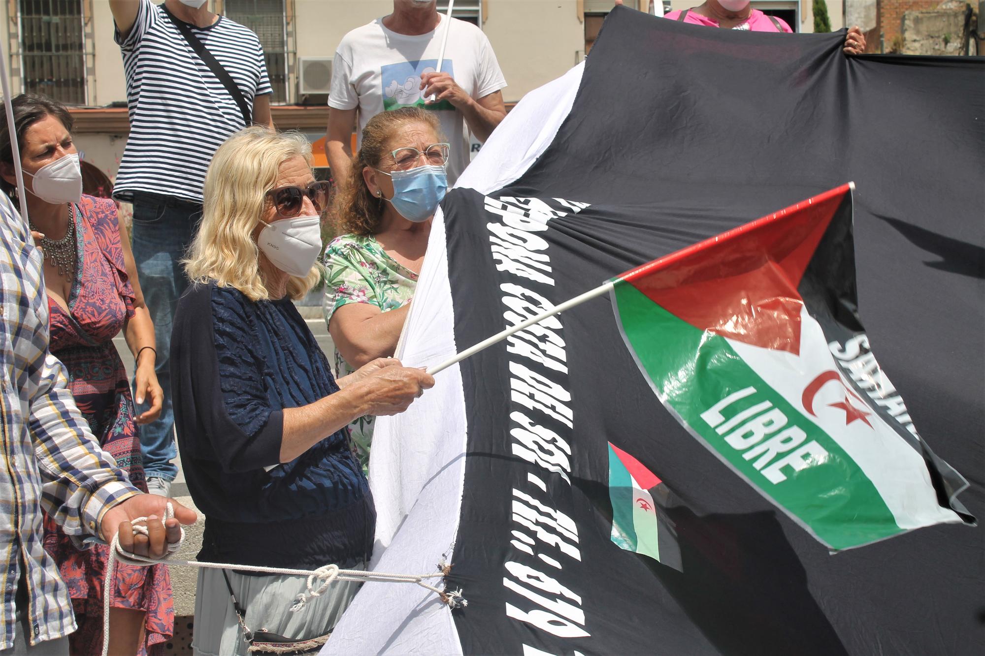 Protesta saharaui Algeciras 1