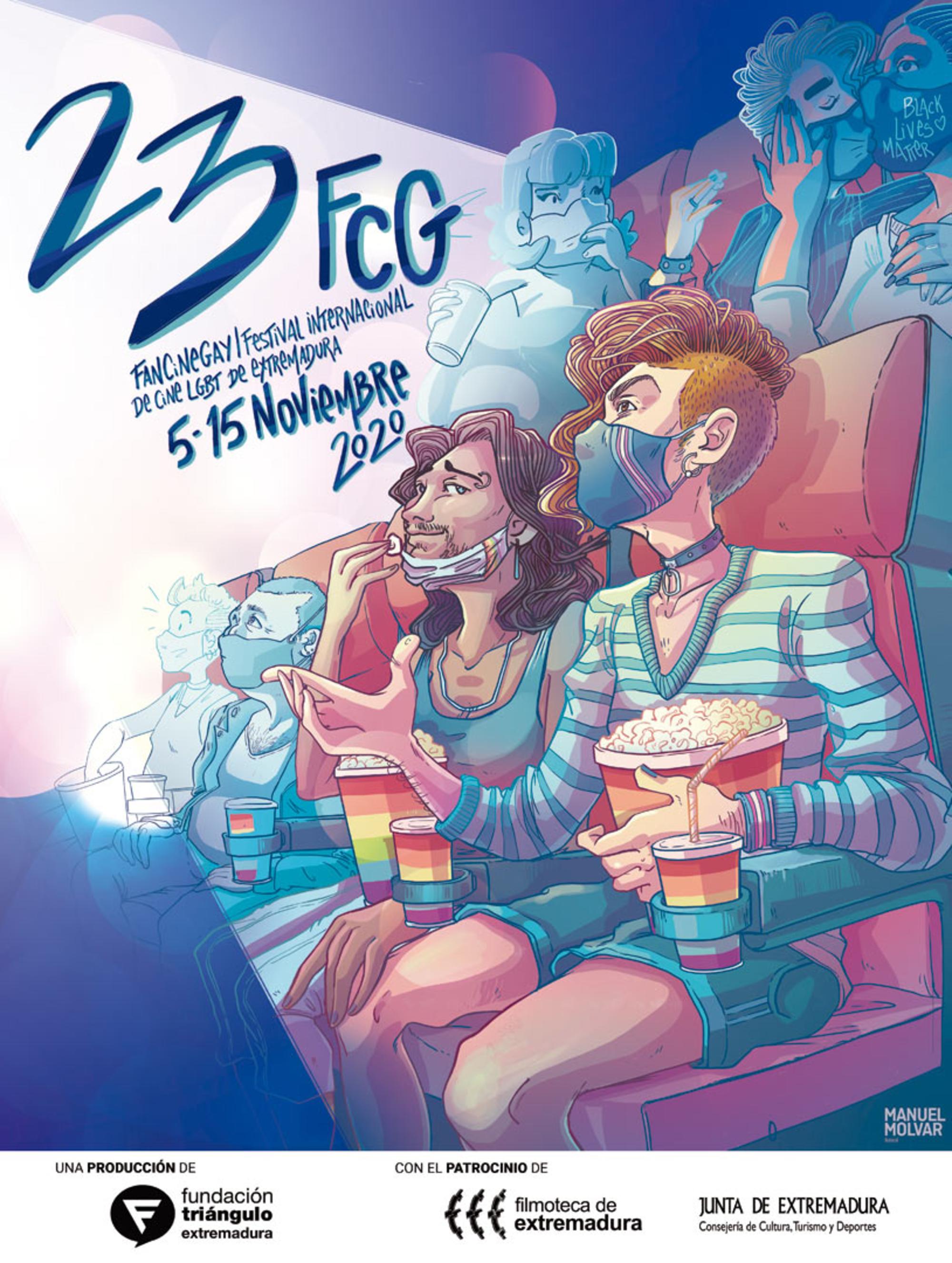 Cartel Fan Cine Gay Extremadura 2020