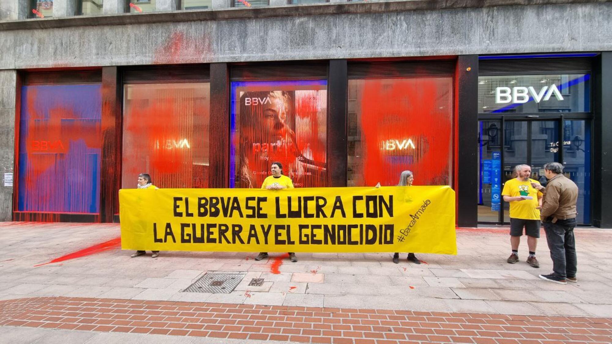 Accion Gaza MOC BBVA Bilbao 2