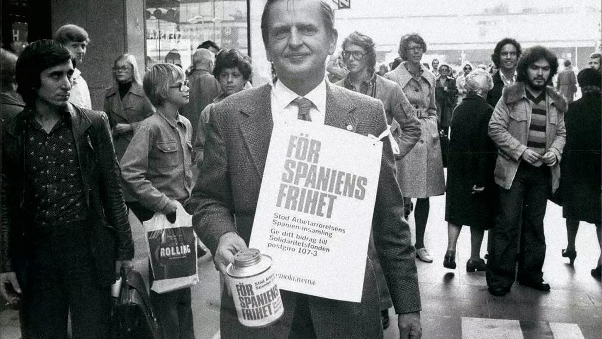 Olof Palme colecta fusilados