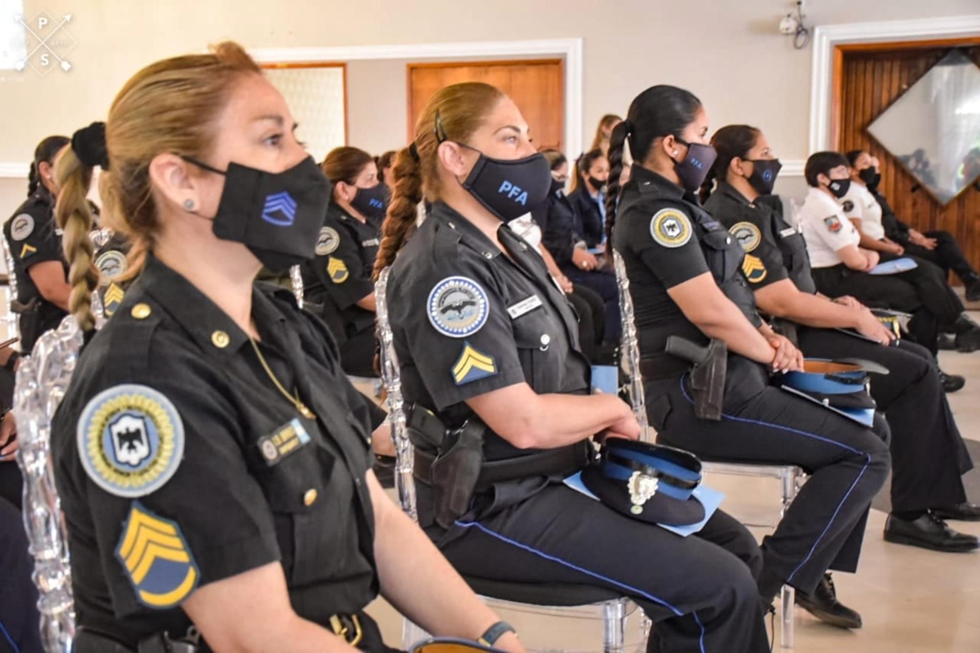 Mujer policía argentina