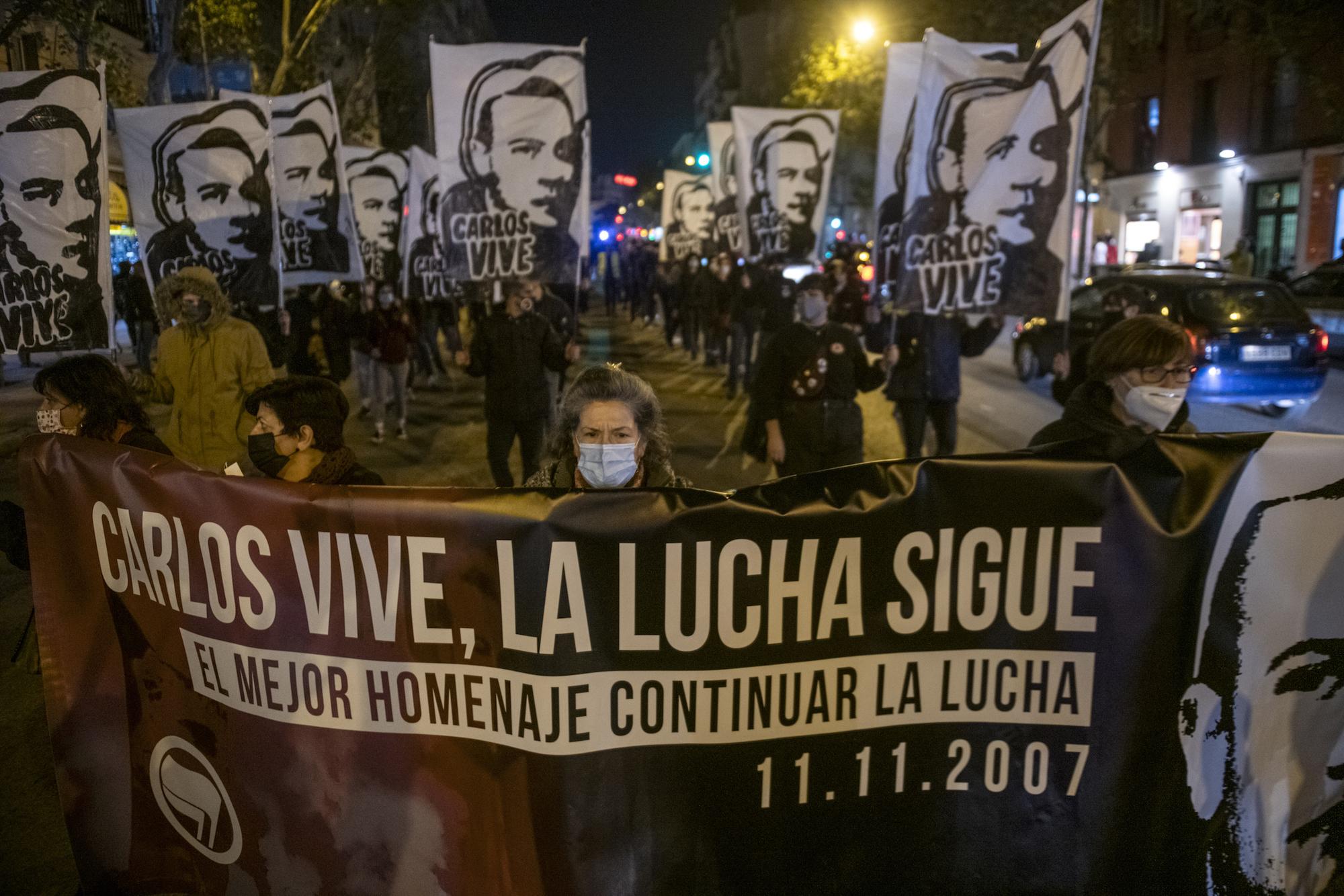 Manifestación antifascista Carlos Palomino 2020 - 2