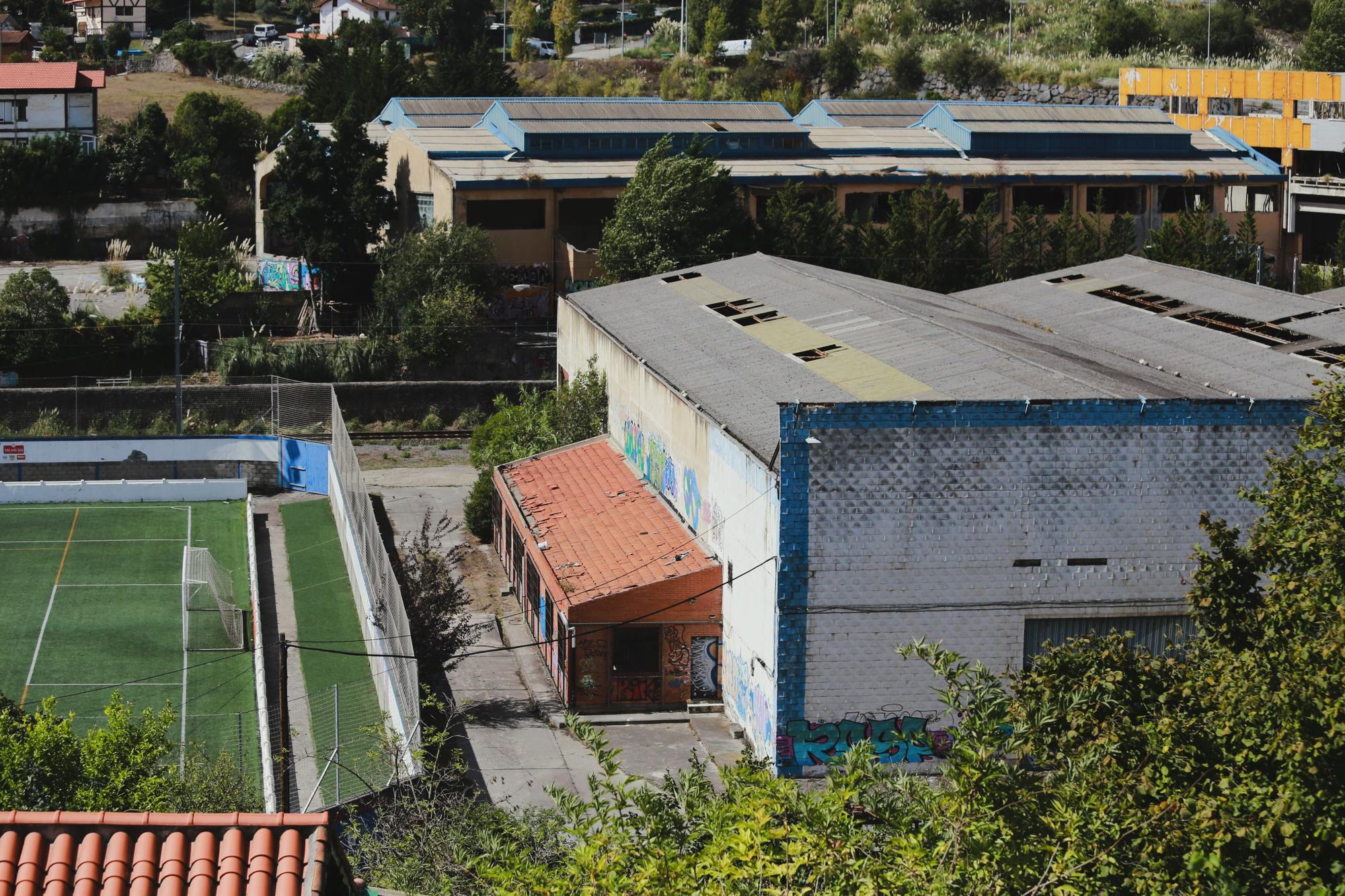 El espacio donde la empresa quiere poner el polígono de La Barguilla, junto al campo de futbol municpal