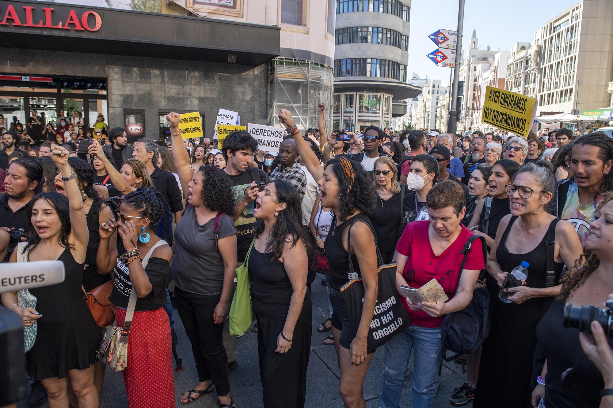 Concentración Callao masacre melilla - 15