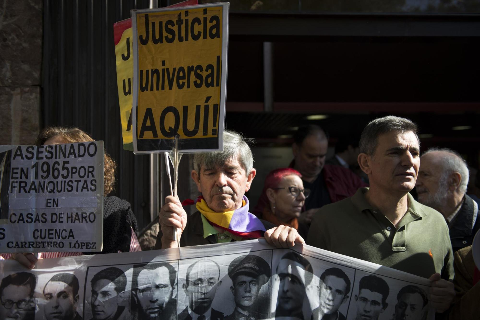 La jueza Servini y victimas del franquismo declaran en la Audiencia Nacional