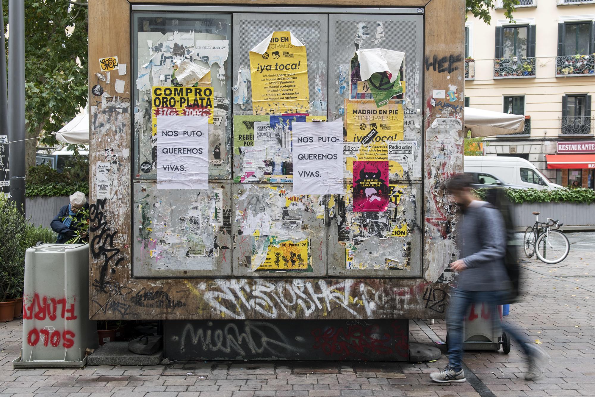 Nos putoqueremos vivas lavapies violencia machista