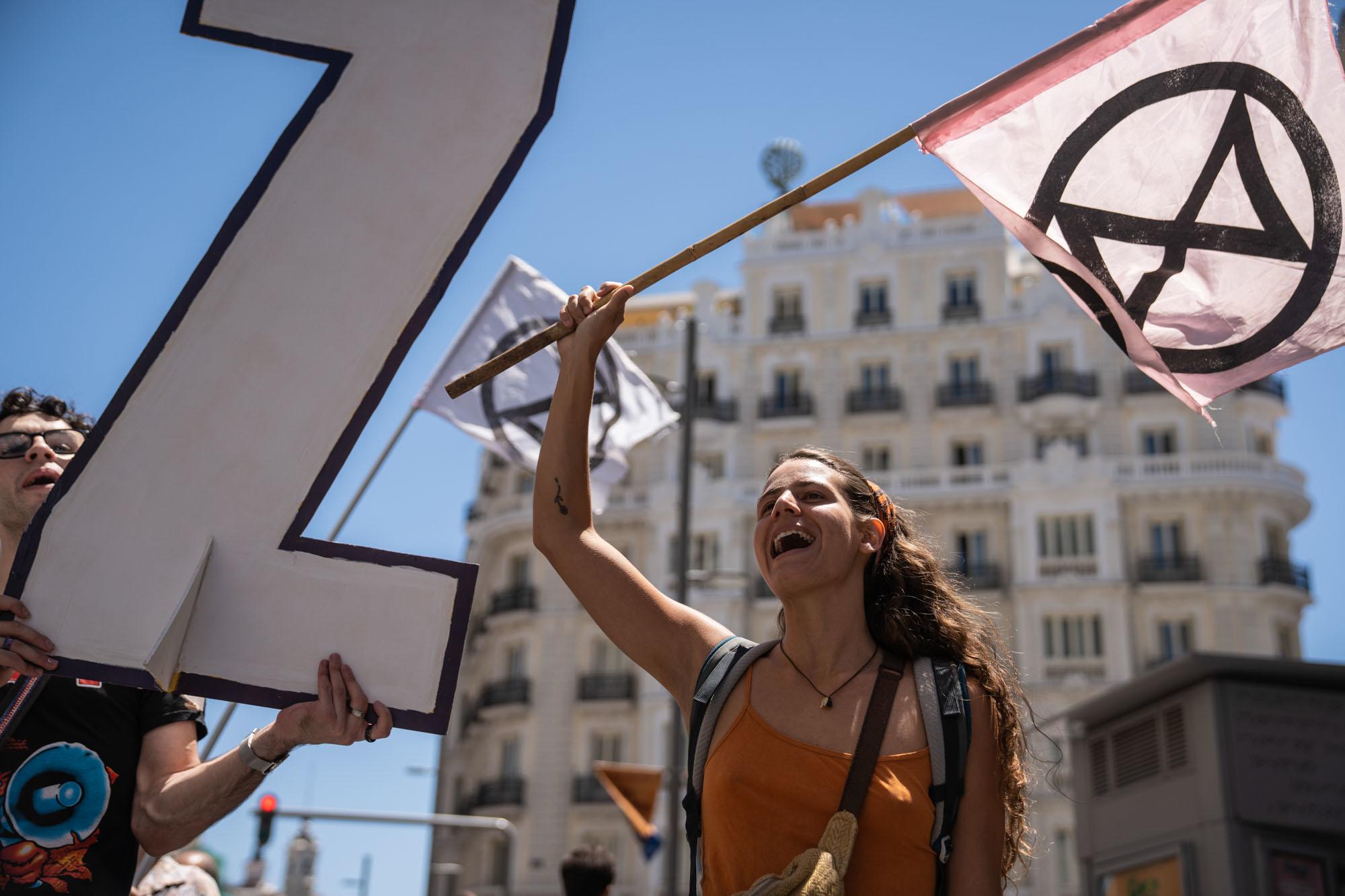 Manifestación contra la cumbre de la OTAN en Madrid - 7