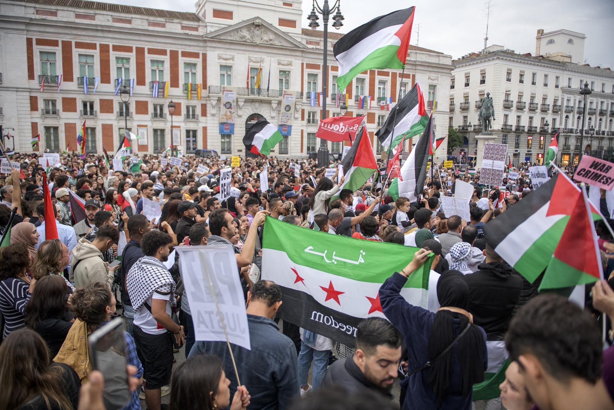 Manifestación Gaza Madrid Atocha - 16