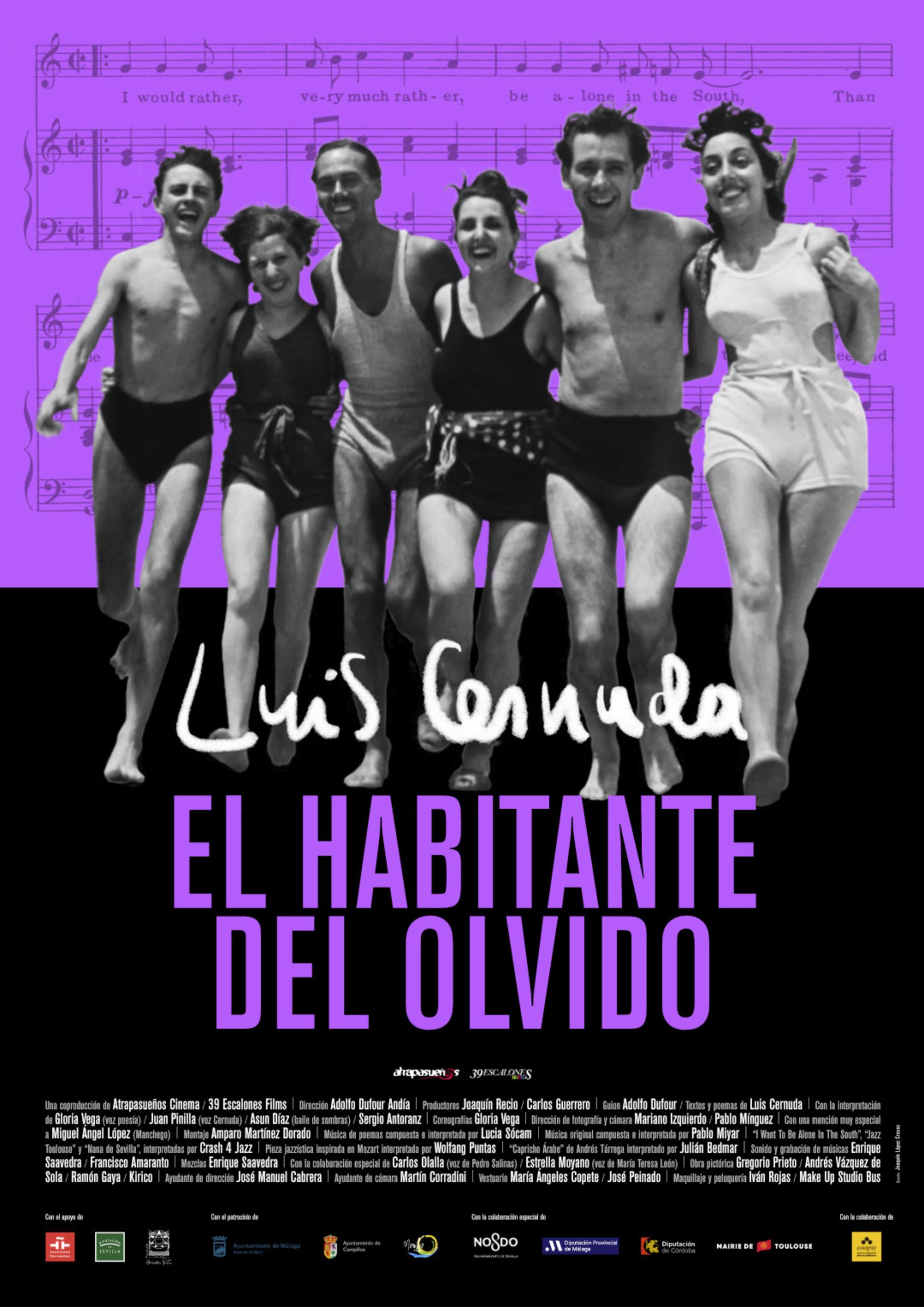 Cartel Luis Cernuda "El habitante del olvido"