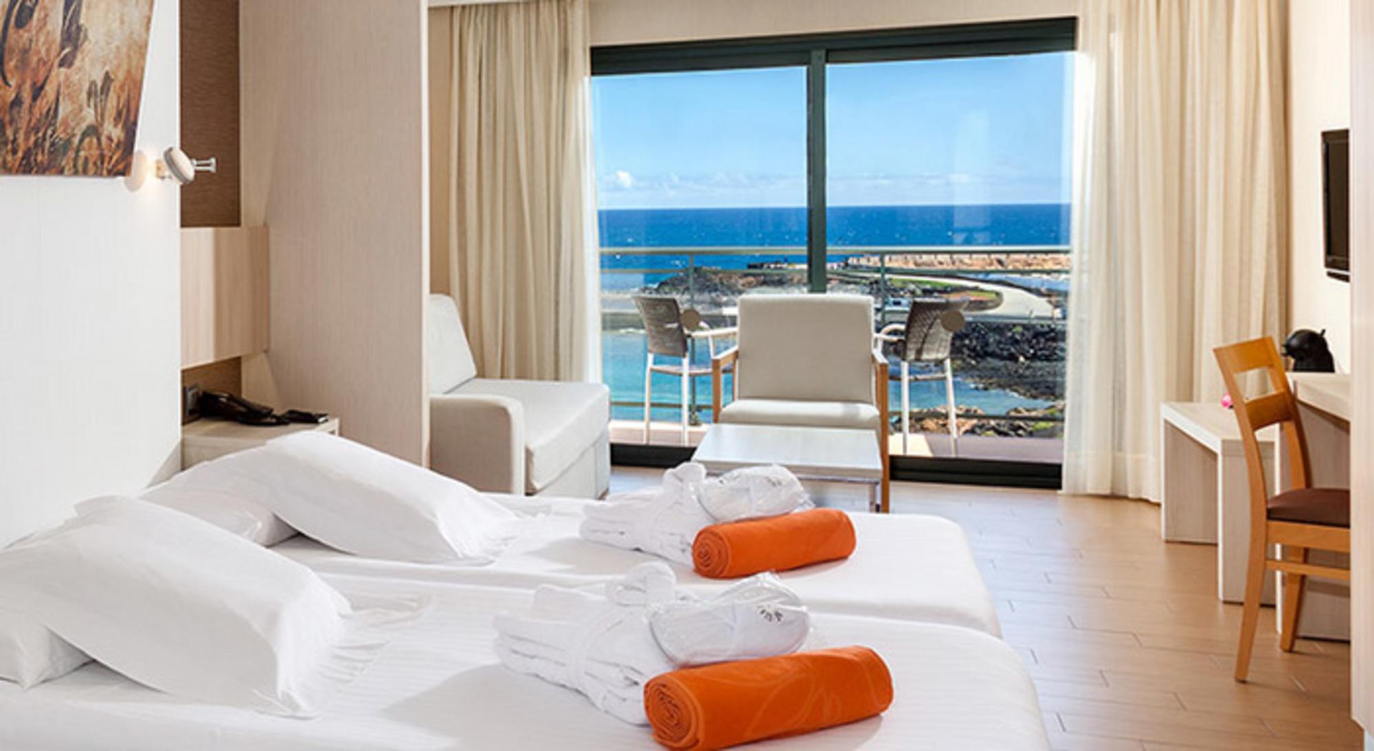 Detalle de una habitación del hotel Be Live en Lanzarote