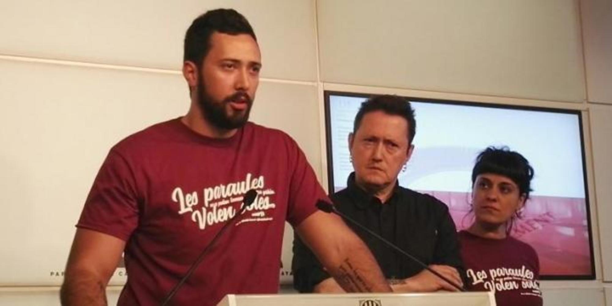 Valtònyc, Fermín Muguruza y Anna Gabriel
