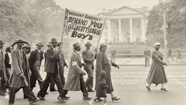 Movilización por la libertad de los Chicos de Scottsboro