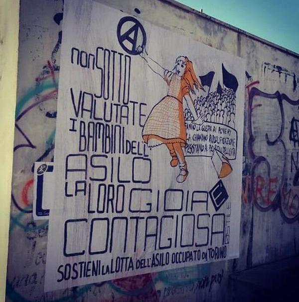 Asilo Occupato cartel