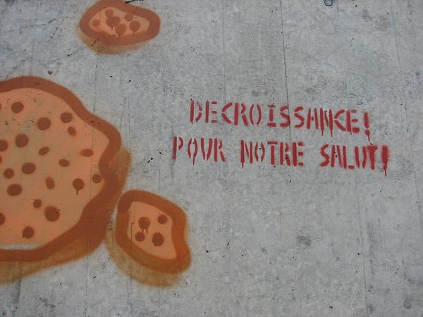 Francia maioritariamente a prol do Decrecemento.