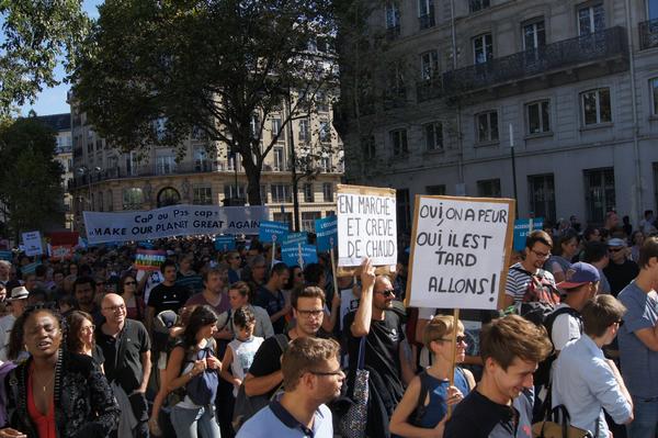Manifestación Clima París