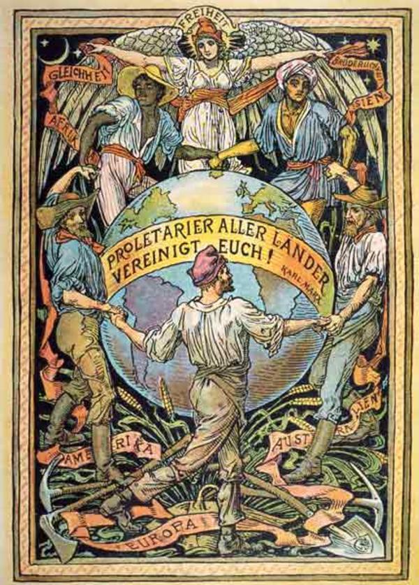 Solidarity of labour, Walter Krane