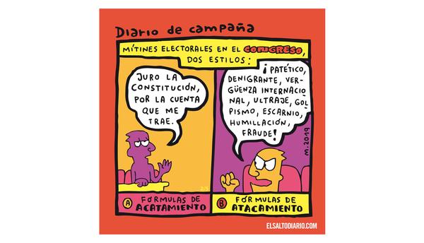 Diario de campaña de Mauro Entrialgo: mitin en el Congreso