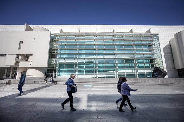 Fachada del MACBA en Barcelona