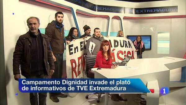 Campamento Dignidad en RTVE