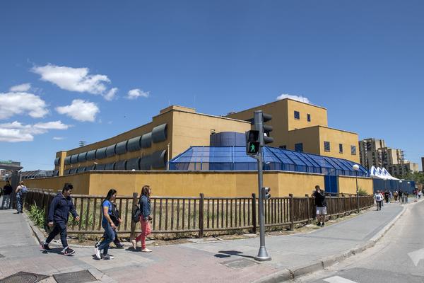 Centro de Internamiento para Extranjeros en el barrio de Aluche, Madrid