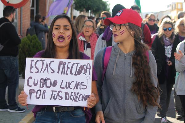 Marcha feminista Bornos 20